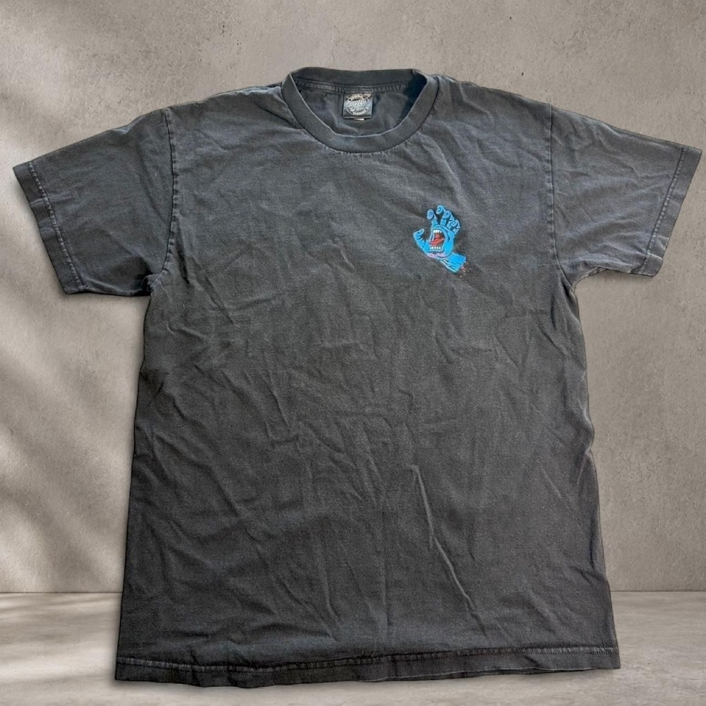 Santa Cruz Skateboards black graphic tee